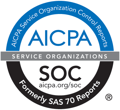 AICPA SOC certificate badge