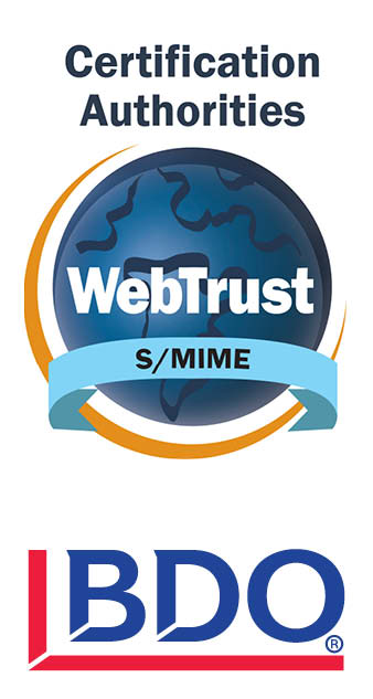 WebTrust S/MIME Seal