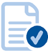 Document icon with a checkmark