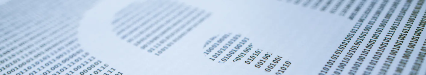 A white lock with the background of lots of ones and zeros