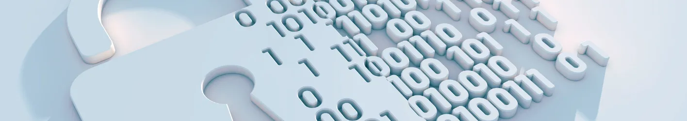 Lock turning into ones and zeros