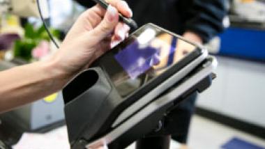 Digitally Signing on checkout machine