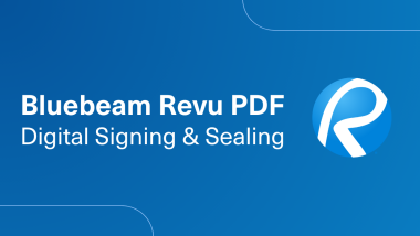 BlueBeam Revu PDF icon - Digital signing and sealing